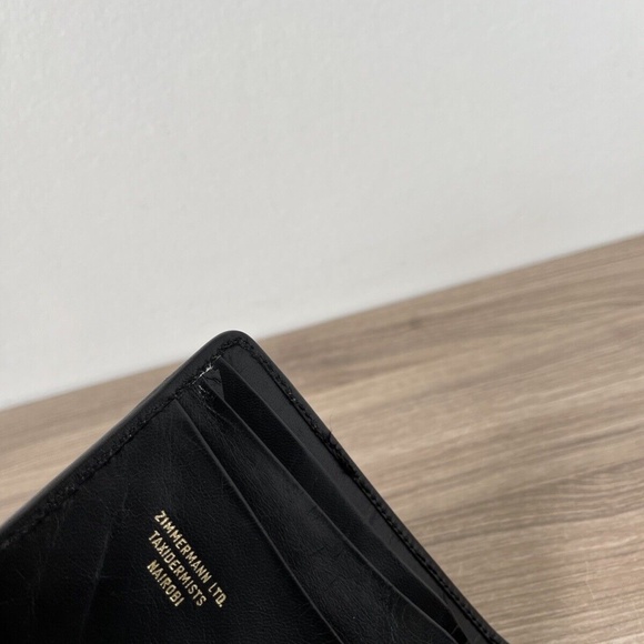 Zimmermann Wallet Taxidermists Nairobi Leather Unisex VINTAGE - Picture 6 of 8